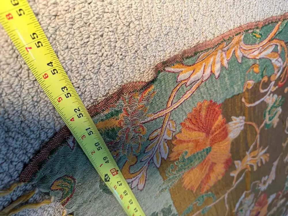 World Market Floral Tapestry Throw